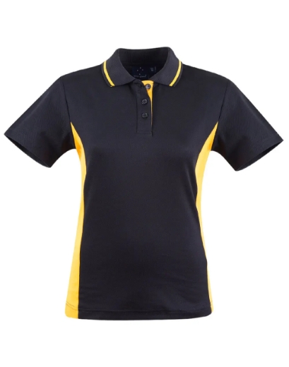 Picture of Winning Spirit, Ladies TrueDry Contrast S/S Polo